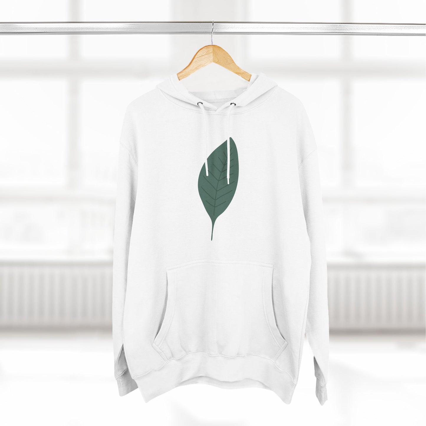 Three-Panel Fleece Hoodie