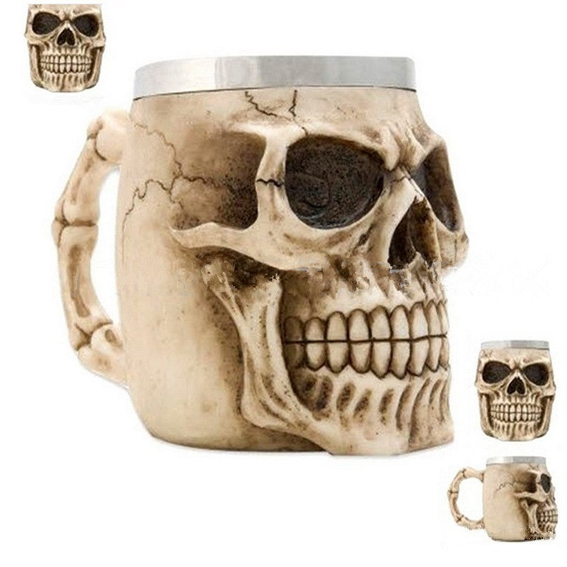 400ML 3D Skull Mugs Coffee - regalmen - null