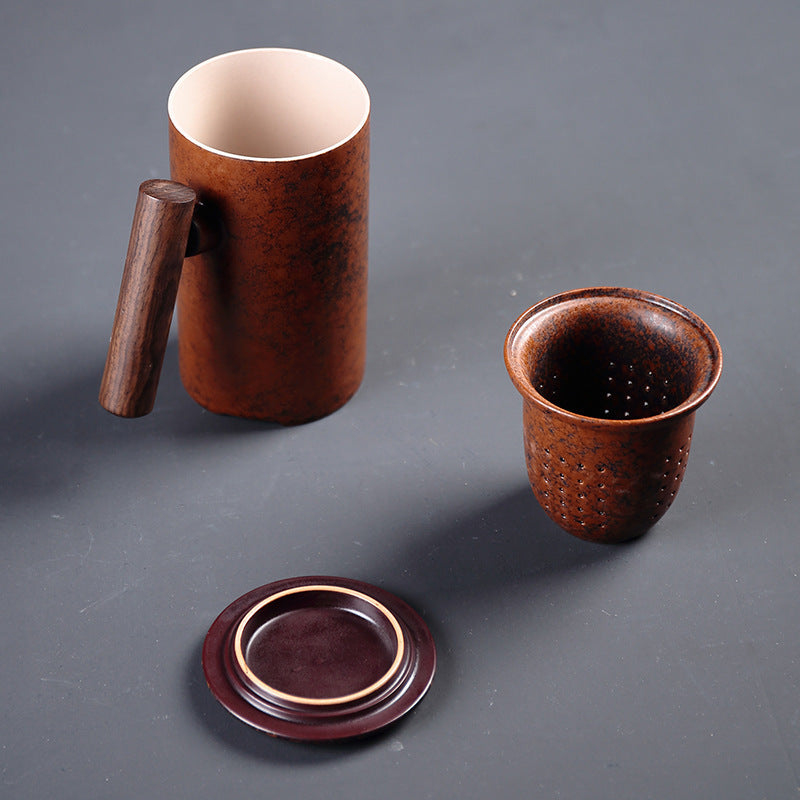 Commercial Japanese Mugs With Wooden Handles - regalmen - null