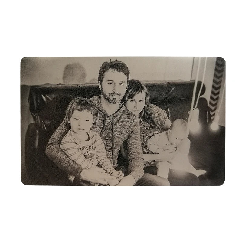 Custom Personalized Photo Wallets Men Short Wallet Design Retro High Capacity Purse Gift for Men Husband with Zipper Coin Pocket - regalmen - null