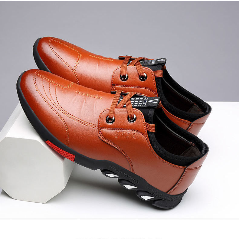 Leather Shoes Mens Leather Spring New Mens Business - regalmen - null