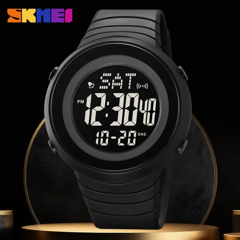 SKMEI 2152 Men's Digital Electronic Watch TPU Band Sport Wirst Watches For Men Man Waterproof Watches Relogios Masculino