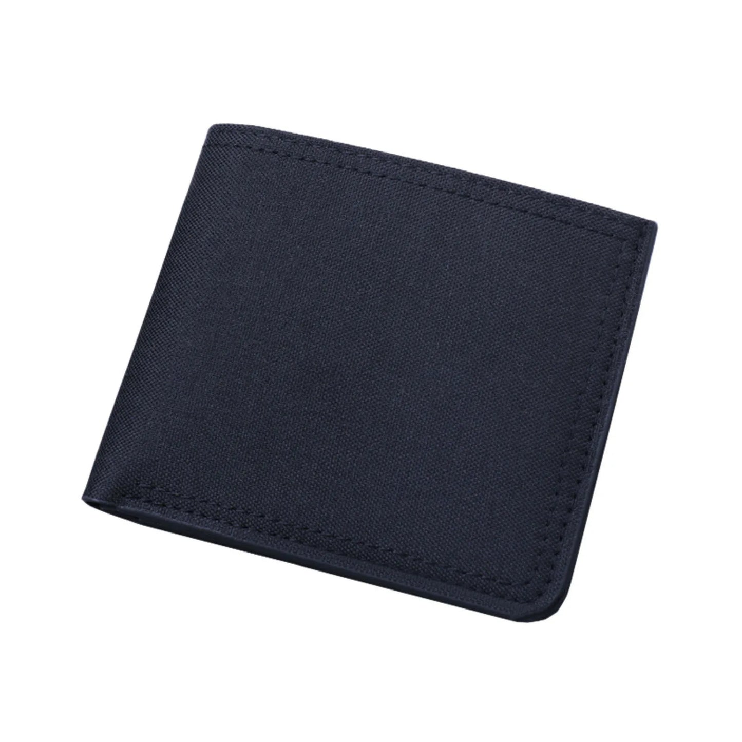 Leather Wallets For Men Women Fashion Id Short Wallet Solid Color Neutral Men Canvas Open Purse Wallet кошелек женский