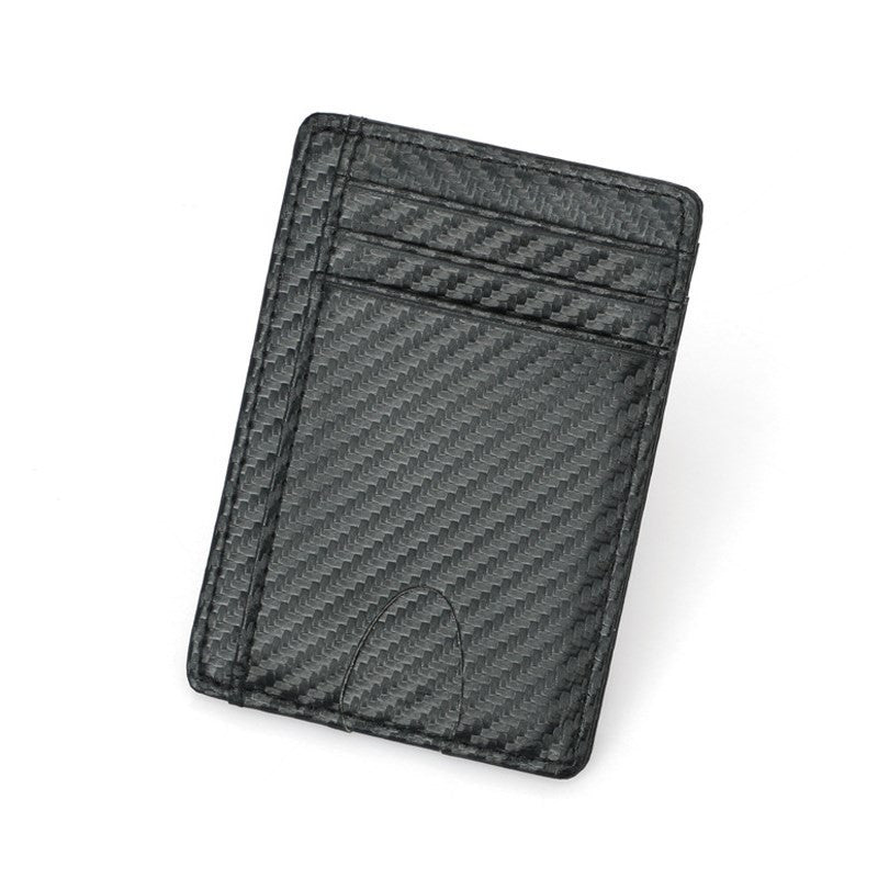 Wallets Black Business Card Holder For Men Simple Purse Bag - regalmen - null