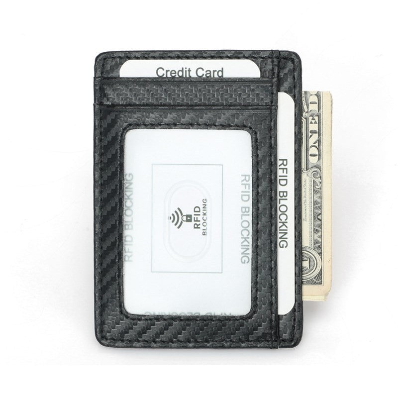 Wallets Black Business Card Holder For Men Simple Purse Bag - regalmen - null