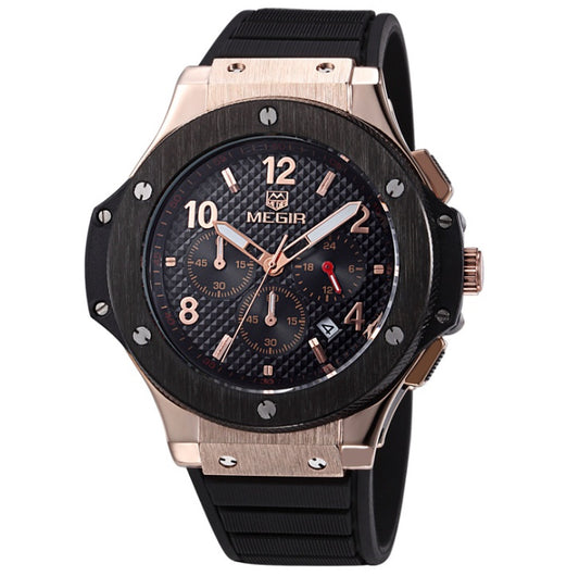 Watches Men Luxury Quartz Wrist Watch Male Sports Military Chronograph Watches - regalmen - null