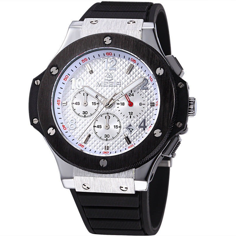 Watches Men Luxury Quartz Wrist Watch Male Sports Military Chronograph Watches - regalmen - null