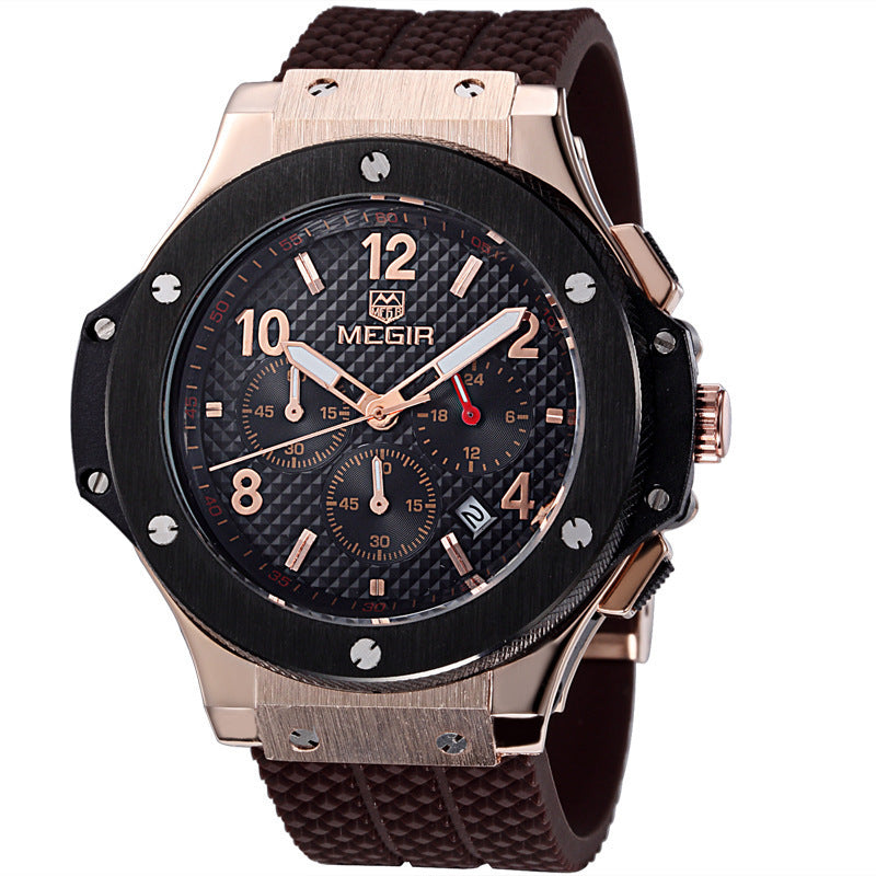 Watches Men Luxury Quartz Wrist Watch Male Sports Military Chronograph Watches - regalmen - null