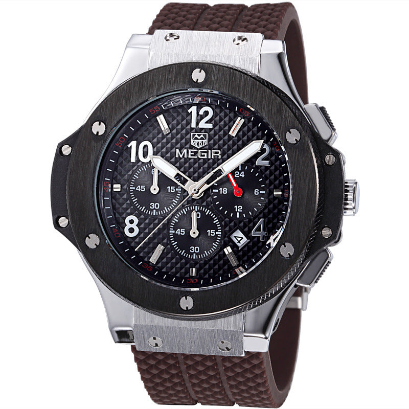 Watches Men Luxury Quartz Wrist Watch Male Sports Military Chronograph Watches - regalmen - null