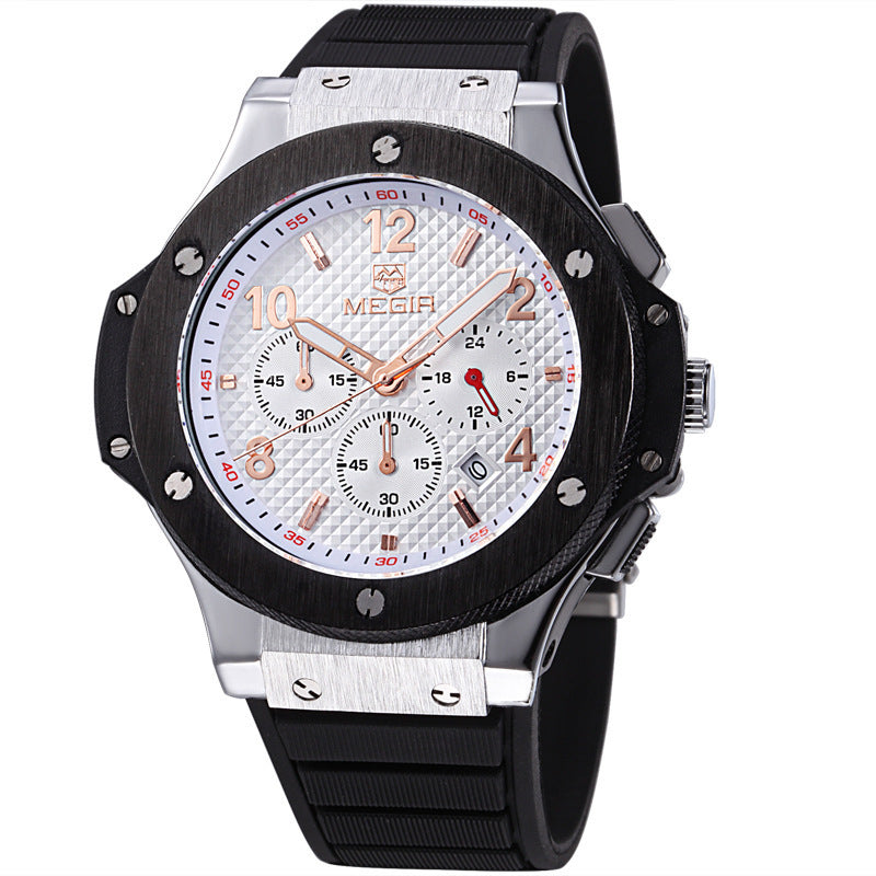 Watches Men Luxury Quartz Wrist Watch Male Sports Military Chronograph Watches - regalmen - null