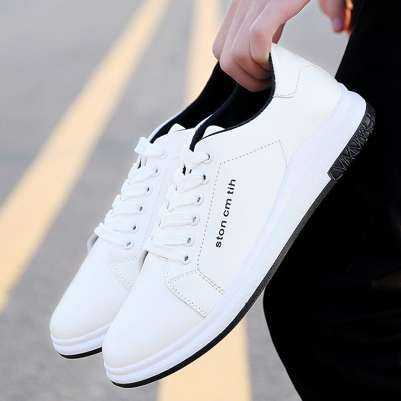 new boutique Mens Casual Shoes shoes lace shoes Korean white shoes wholesale fashion - regalmen - null