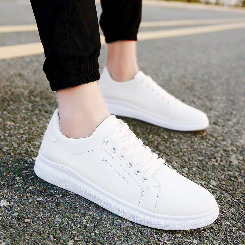 new boutique Mens Casual Shoes shoes lace shoes Korean white shoes wholesale fashion - regalmen - null